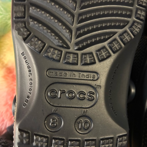 CROCS Kids Navy Blue Clogs - Picture 4 of 4